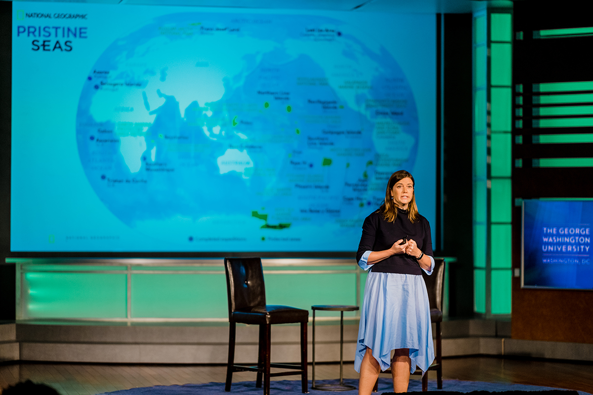 Kaitlin Yarnall, Senior Vice President of Storytelling for the National Geographic Society, speaks about the importance of stories.